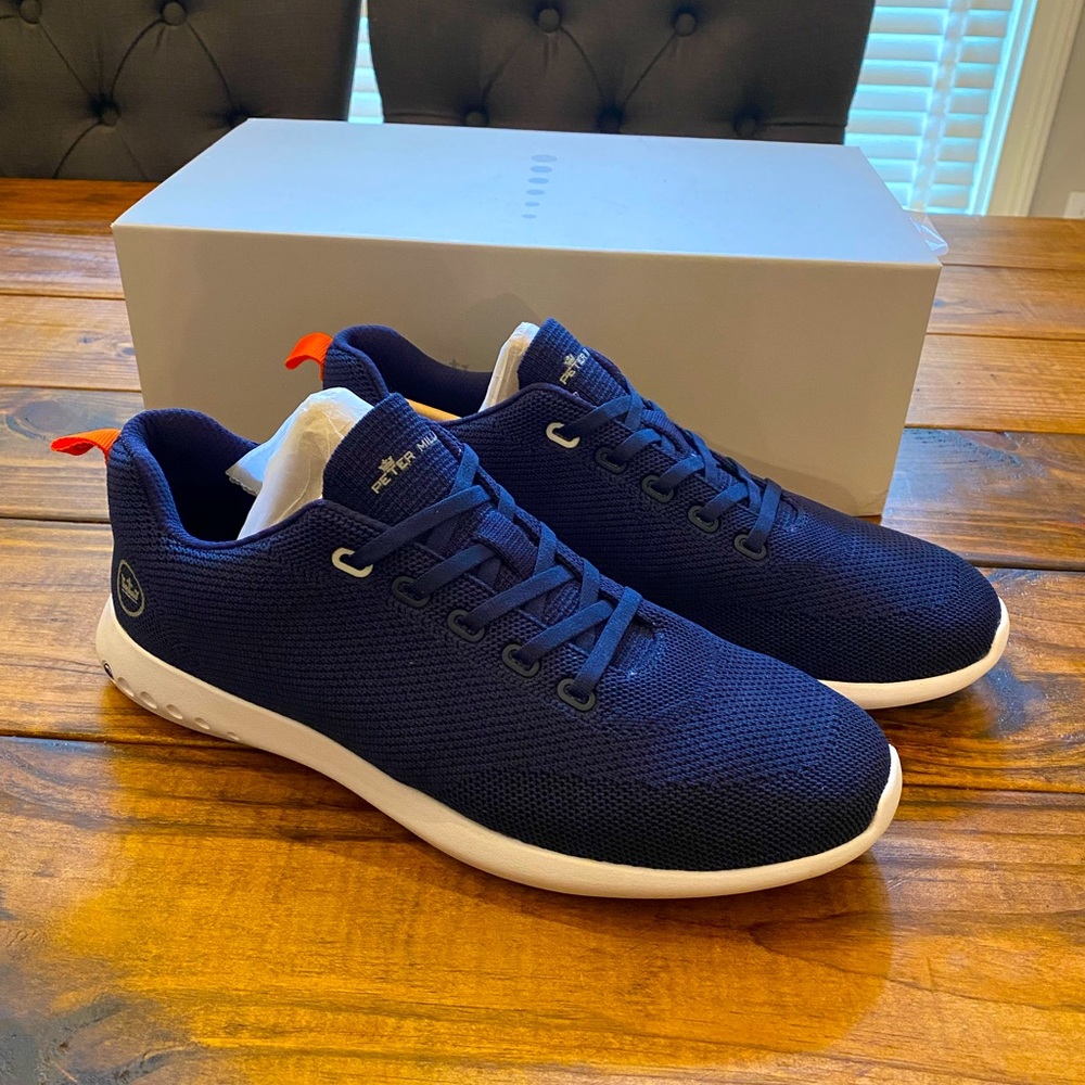 Peter Millar men’s Hyperlight Glide, Navy/white